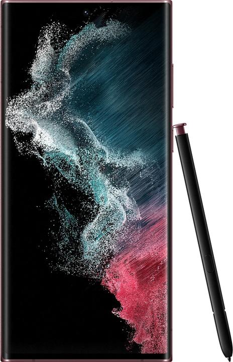Produktbild Samsung Galaxy S22 Ultra (256 GB, Burgundy, 6.80", Dual SIM, 5G)