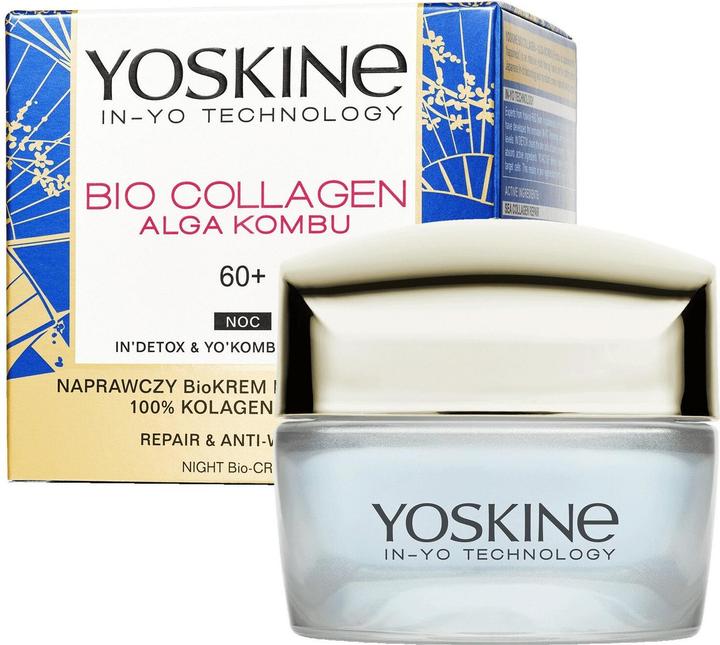 Immagine prodotto Yoskine Bio Collagen 60+ crema notte antirughe liftante 50ml (50 ml, Crema notte)