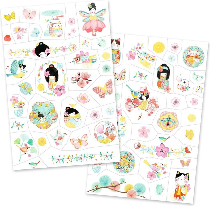 Actual product image Djeco Tattoos Sakura