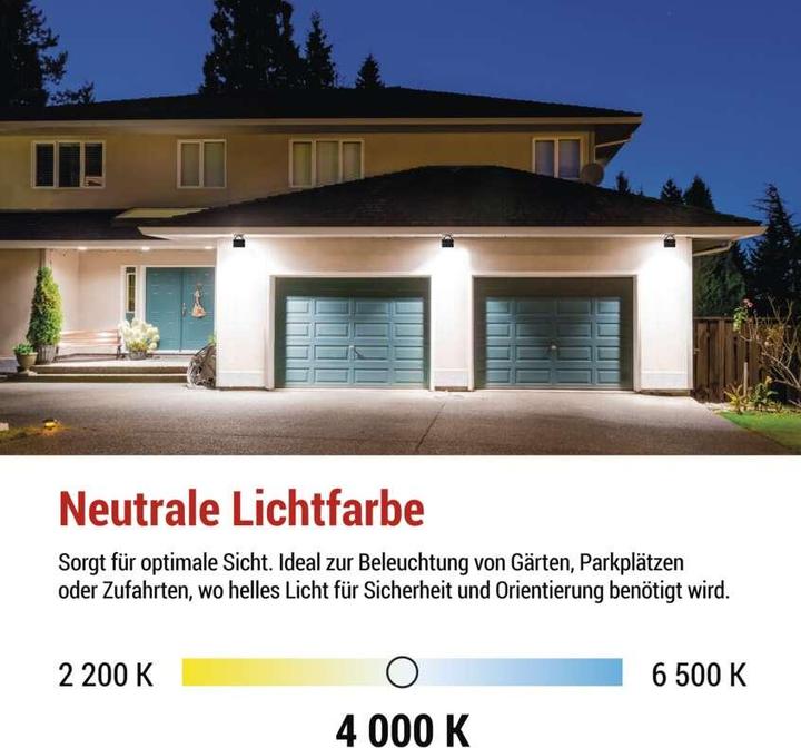 Produktbild Emos LED-Fluter TAMBO, 10 w, 1000 lm, IP65, schwarz (1000 lm, IP65)
