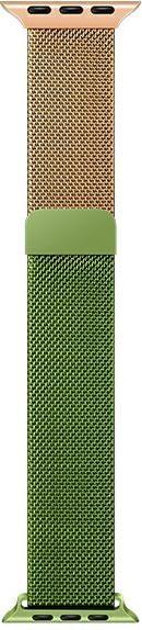 Produktbild Beline pasek Apple Watch Steel 42/44/45/49mm zielono-złoty green/gold (42 mm, 44 mm, 45 mm, 49 mm, Edelstahl)