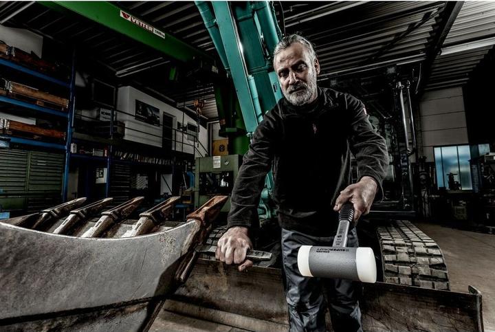 Actual product image Halder Nylon hammer (585 g)