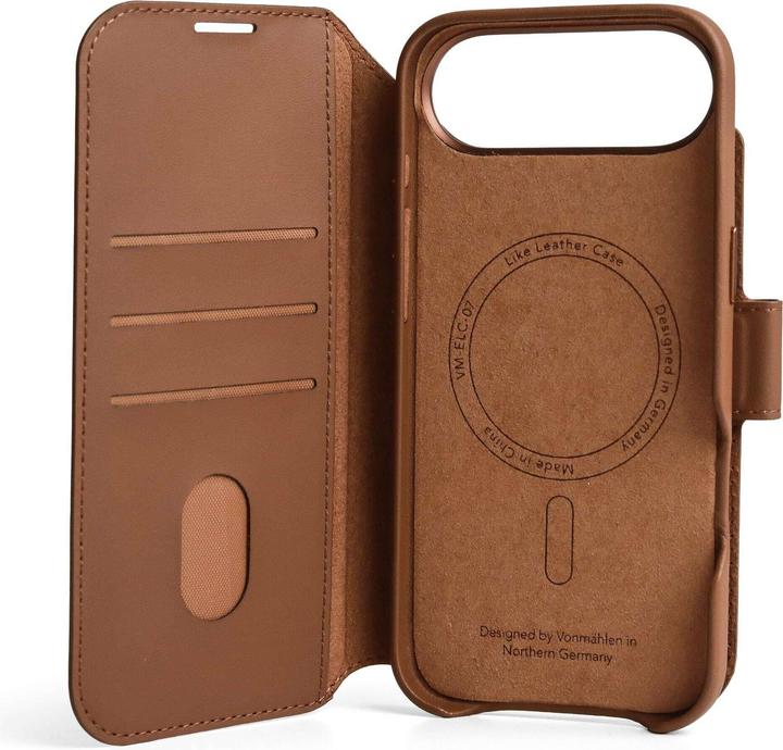 Produktbild Vonmählen Back Cover Vegan Leather iPhone Air Brown, Eigenschaften (Apple iPhone Air)