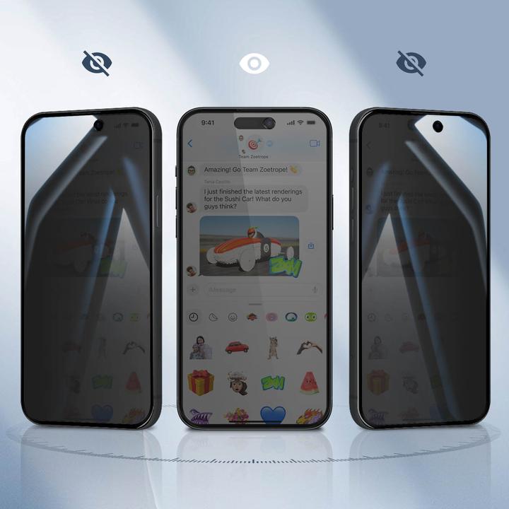 Image du produit Avizar Film de protection de la vie privée ClearGuard (1 pcs, Apple iPhone 15 Pro Max)