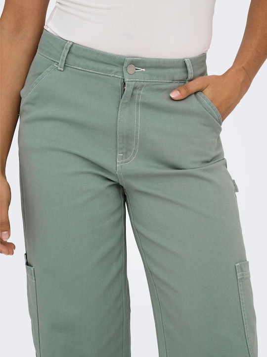 Produktbild JdY Weiter Beinschnitt Hohe Taille Hose Cargo-Hose (XS)