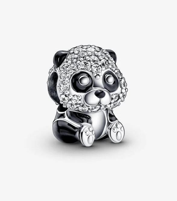 Image du produit Pandora Sparkling Cute Panda (Émail, Argent 925)