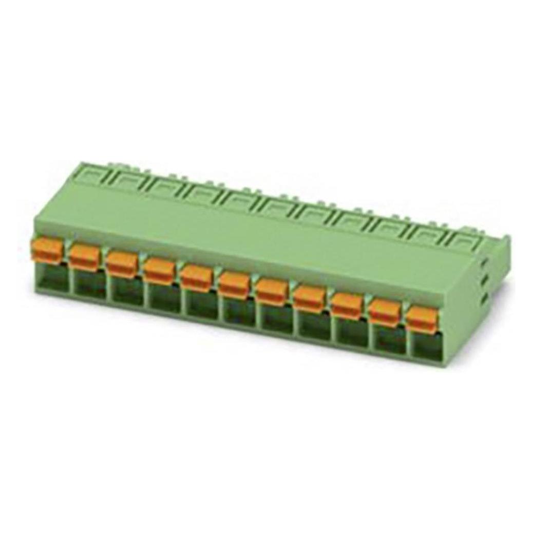 Phoenix Contact PHOE Leiterplattensteckverbinder, Elektronikkabel + Stecker, Grün