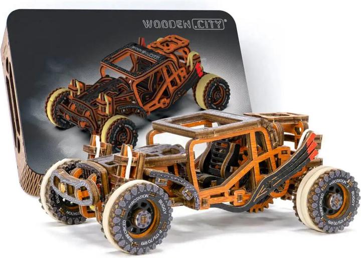 WoodenCity WOODEN CITY 3D Wooden Car Puzzle – Buggy Limited Edition