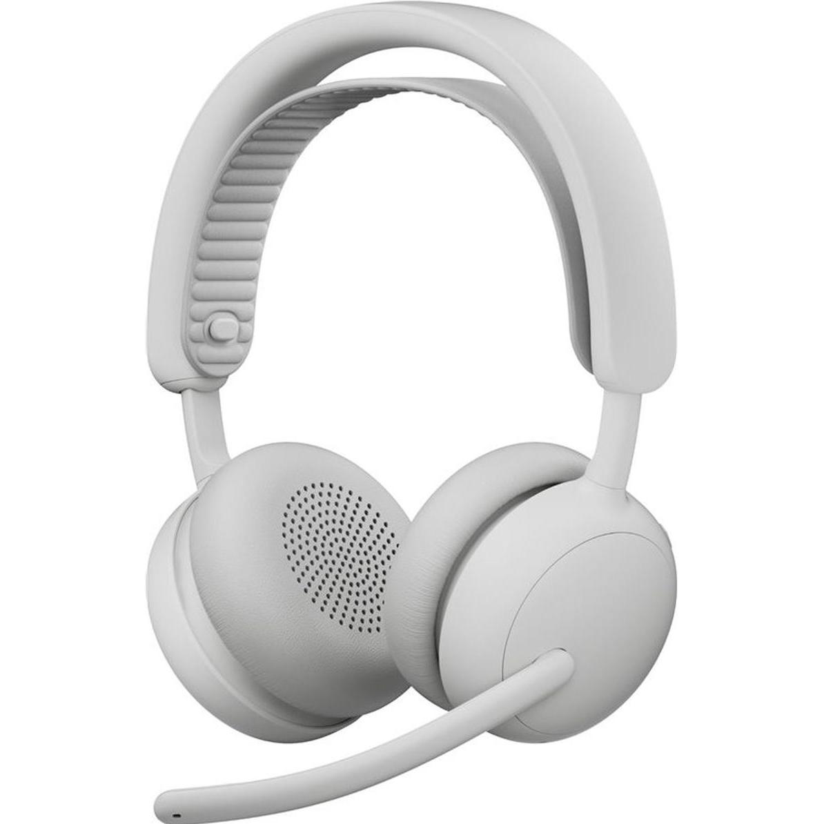 Logitech 981-001520, Kabellos, Weiss (Bedraad, Draadloze, USB-C), Kantoorheadset, Wit