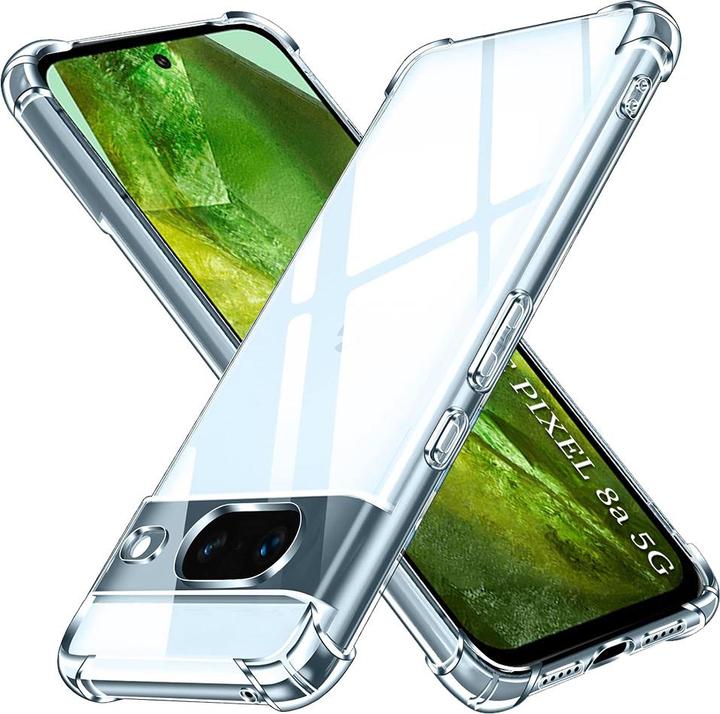 Produktbild Techsuit - Shockproof Clear Silicone - Google Pixel 8a - Clear (Google Pixel 8a)