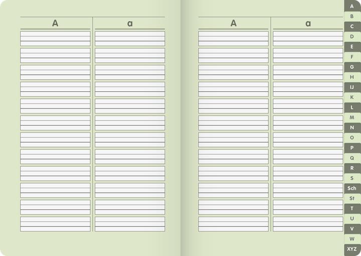Actual product image Exercise book Words ruled 2 lined DIN A5 without margin, 16 sheets (A5)