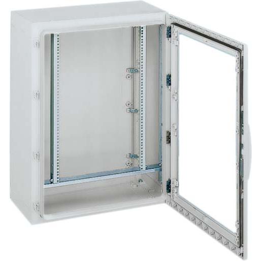 Schneider Electric Festrahmen 19 Zoll 17HE NSYBRF17PLAG - Rack-Zubehör, Serverschrank Zubehör, Grau