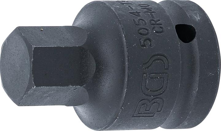 Actual product image BGS Impact Bit Socket length 55 mm 20 mm (3/4") Drive internal Hexagon 19 mm (20 mm)