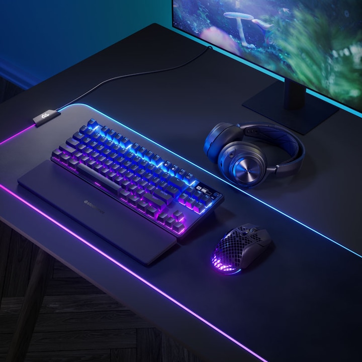 Immagine prodotto SteelSeries Apex Pro 2023 (DE, Cablato, Senza fili)
