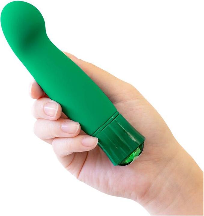 Actual product image Blush Oh My Gem - Enchangting - 5.5" Puria Silicone G Spot Vibrator - 5 Speeds & 5 Unique Vibrating
