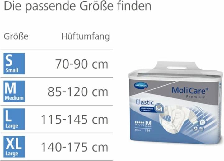 Produktbild MoliCare Elastic 6 Inkontinenz Slip (14 x, Large plus)