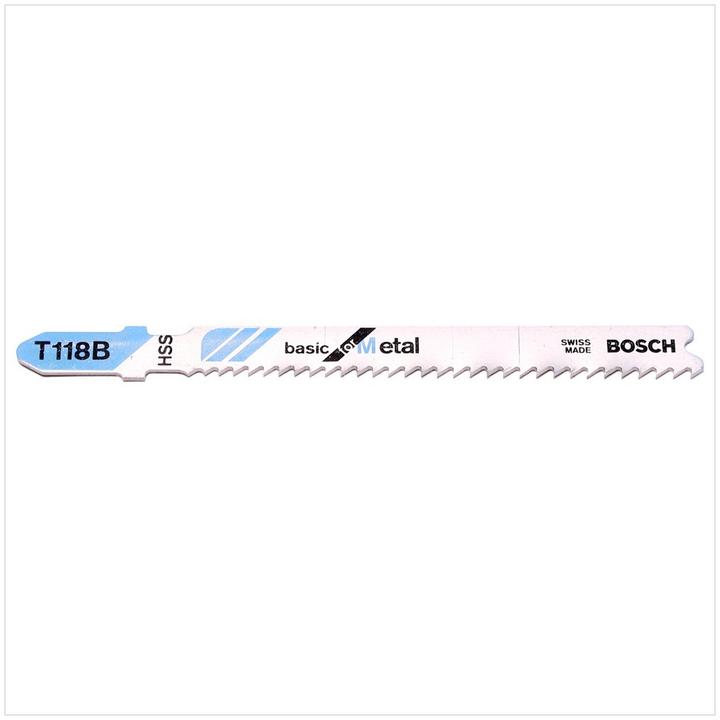 Produktbild Bosch Professional Zubehör Stichsägeblatt T 118 B Basic for Metal, 5er-Pack