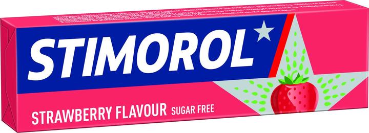 Actual product image Stimorol Stimo 14g Strawberry Std (14 g, 1 pcs.)