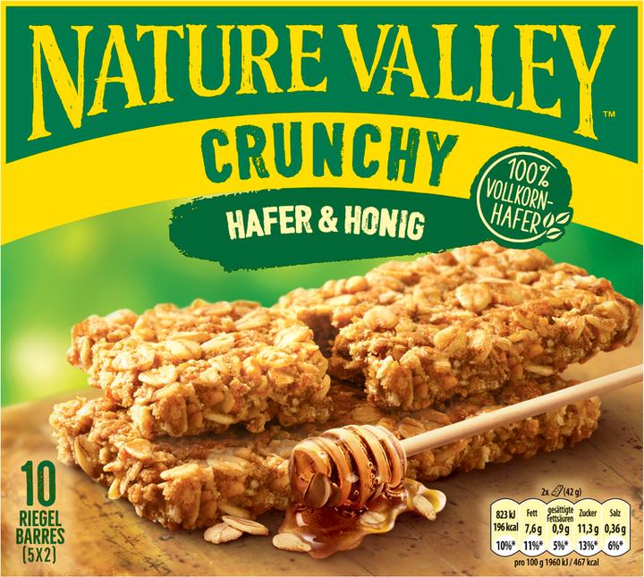 Image du produit Nature Valley Barres Avoine & Miel 10 pièces (1 pcs, 210 g)
