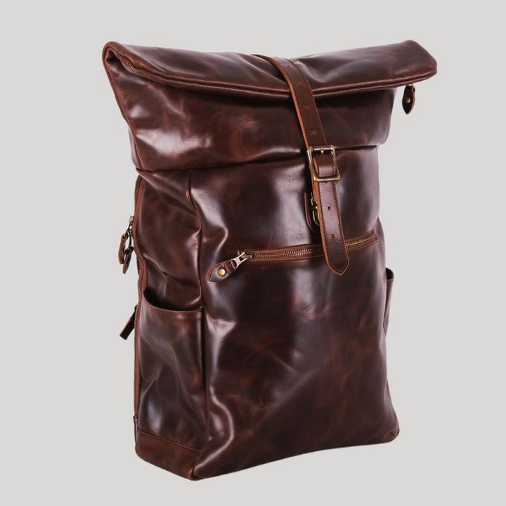 Image du produit Buckle & Seam Sac à dos Rolltop Nomad Marron/Bleu (30 l)