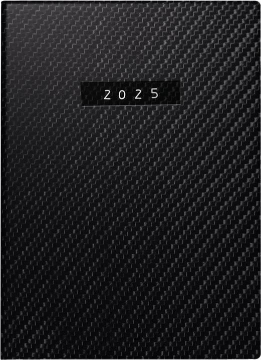 Actual product image Simplex Daily Agenda Technology III Carbon 2025 (A6, 1 day / 1 page)