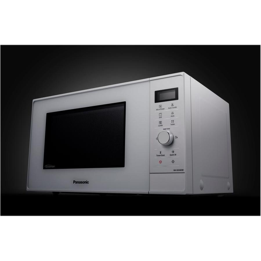 Thumbnail - Panasonic NN-GD34HWSUG Mikrowelle Arbeitsplatte Grill-Mikrowelle, Mikrowelle, Weiss, Grau