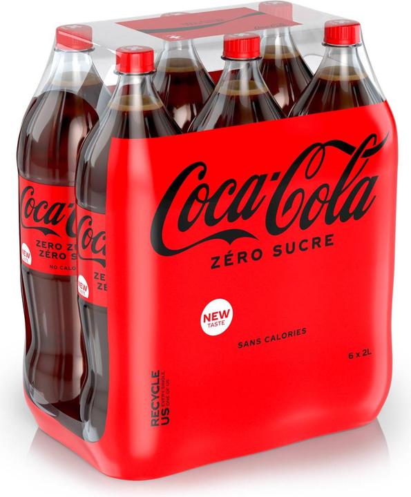 Actual product image Coca Cola Coca-Cola zero sugar 6 x 2.0L PET (6 x 200 cl)