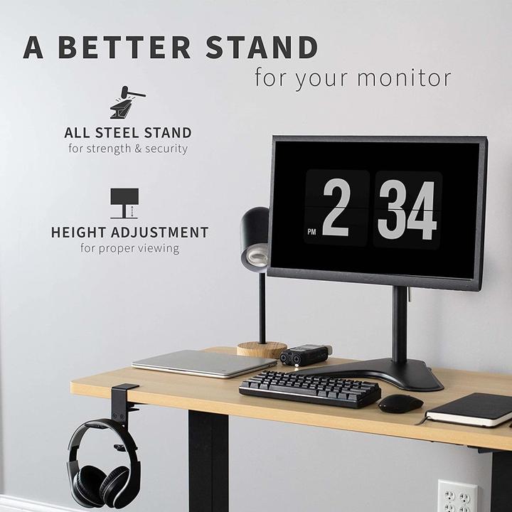 Produktbild Techly Schreibtischhalterung für LCD TV LED 13 27 Standfuss (Tisch, 27.01")