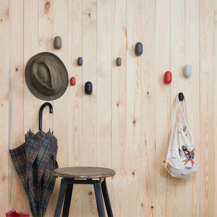 Actual product image Wagner System design yourself coat hook PILL WH 0422 with 1 hook taupe, 1 pc.
