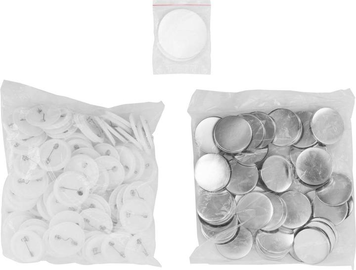 Produktbild Uniprodo Button Maschine 37 mm Buttonmaschine Buttonpresse Badgemaker 100 Buttons