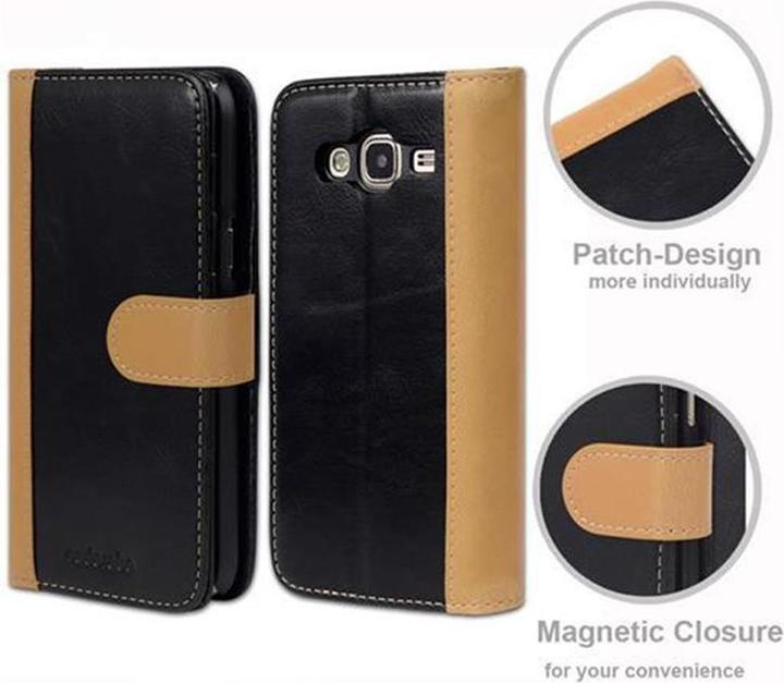 Immagine prodotto Cadorabo Copertina a strisce bicolore a libro (Samsung Galaxy J5 (2015))