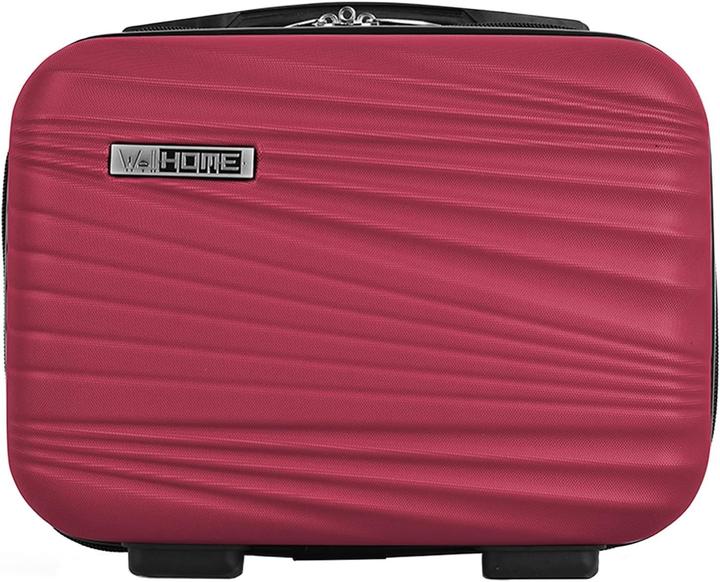 Actual product image Well Home Hard Shell Suitcase Set with Toiletry Bag