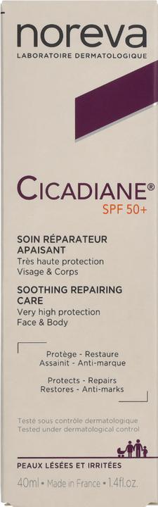 Immagine prodotto Noreva Cicadiane Crema Riparatrice SPF50+ 40ml (Crema solare, SPF 50+, 40 ml, 60 g)