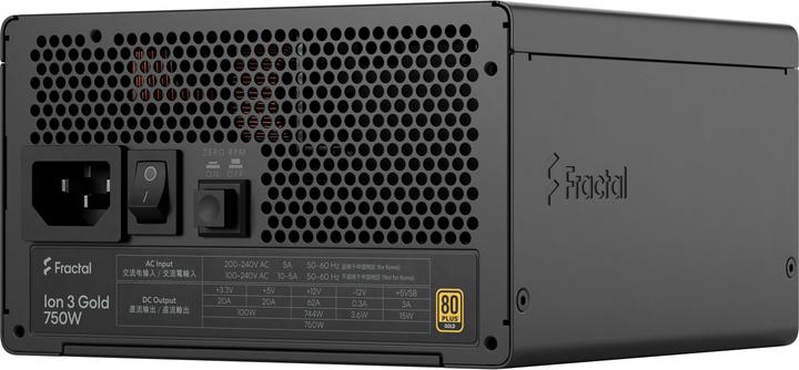 Productafbeelding Fractal ION Gold 750W (schwarz, 750 Watt) (750 W)