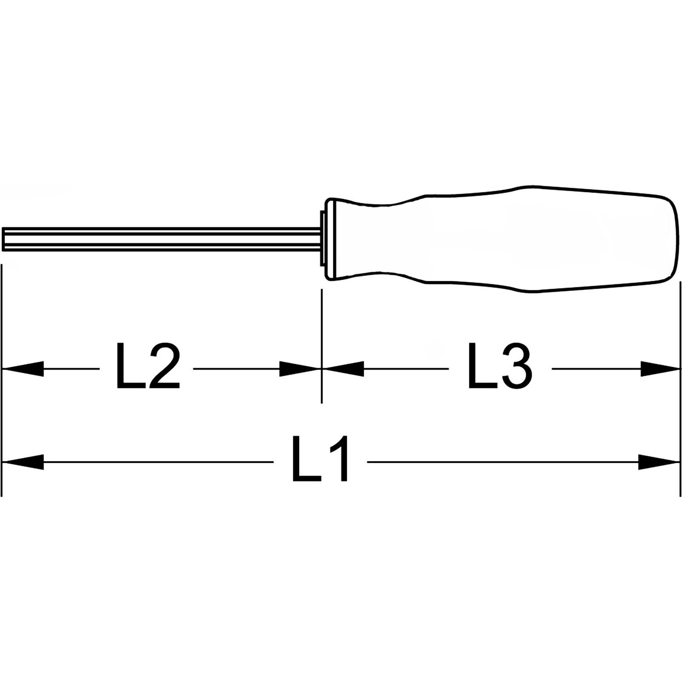 Thumbnail - KS Tools, Schraubenzieher, BRONZEplus Schraubendreher gerade (Innensechskant)