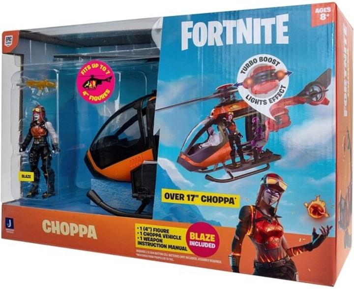 Actual product image Jazwares Fortnite The Choppa Helicopter