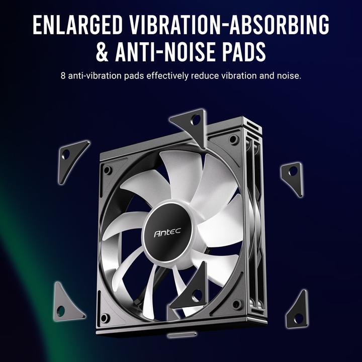 Produktbild Antec Verbinde 120 ARGB PWM Wit set van 3 (120 mm, 3x)