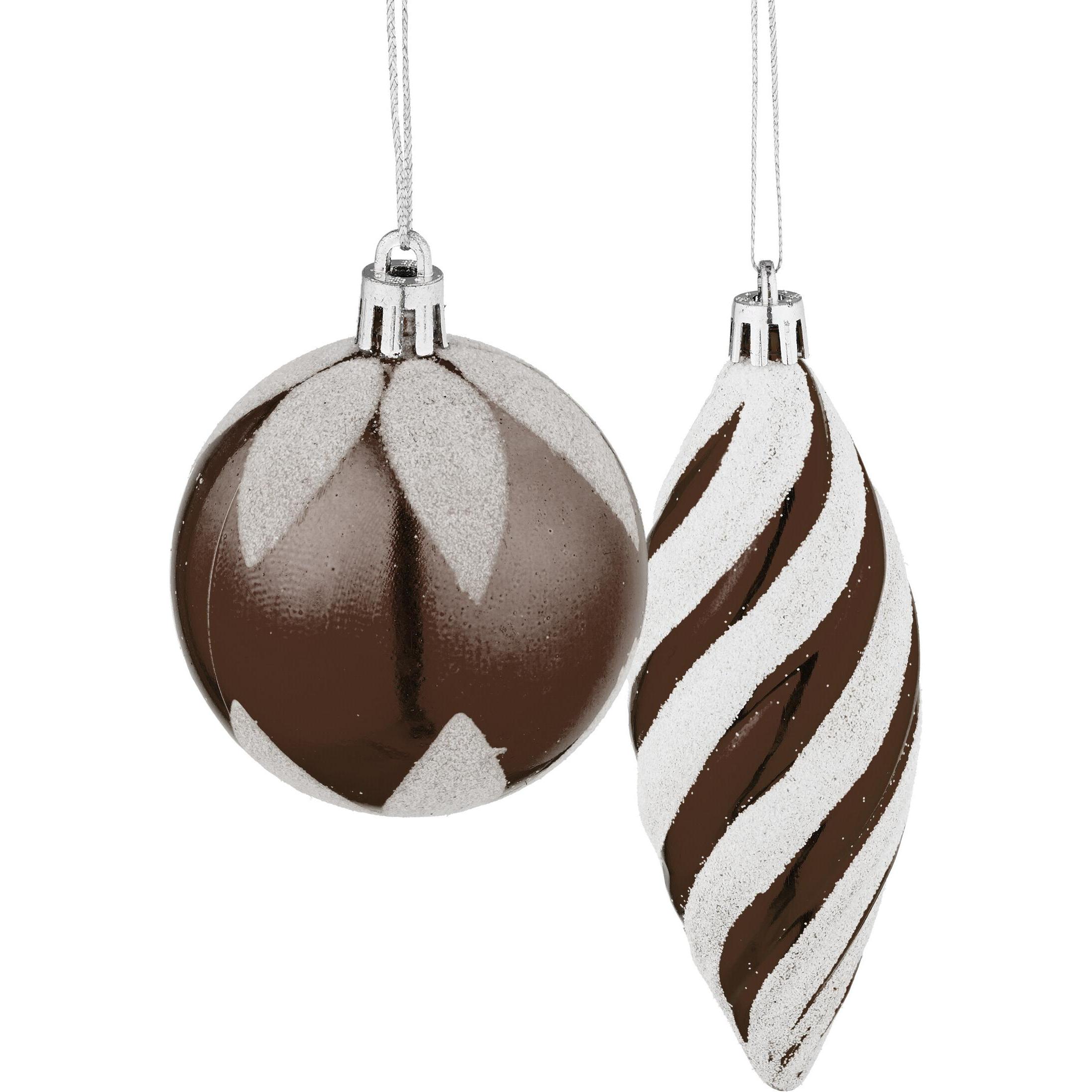 Relaxdays, Decorazioni per albero di Natale, 72x palline-natale (72 -parte)