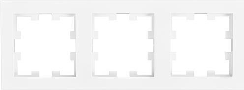 Immagine prodotto Panasonic WDTF00032WHEU1 Telaio di copertura Karre Plus 55 a 3 ingressi bianco