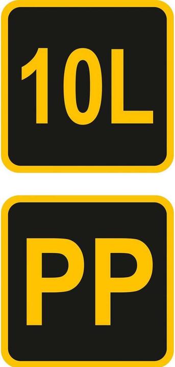 Produktbild Toya Vorel Profi Fliesenwaschset 10 Liter, 4 teilig mit Rollenaufsatz, Waschbrett, Eimer und Gitter, stab