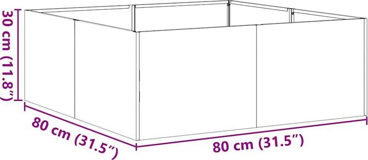 Produktbild vidaXL Pflanzkübel