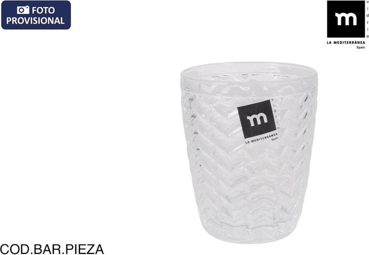 Actual product image La Mer Glass for water La MediterrÃ¡nea Spica (48 Units) (48 x)