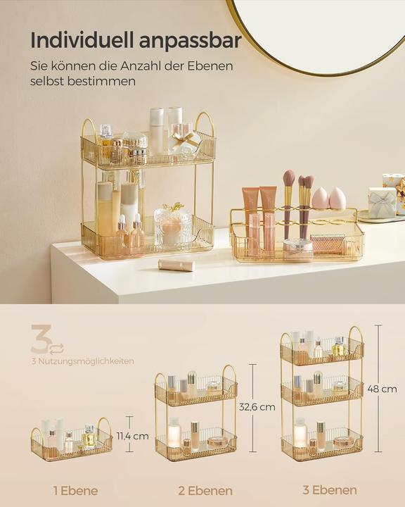 Produktbild Songmics Make-up Organizer mit 3 Ebenen