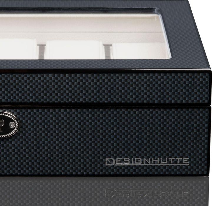 Produktbild Designhütte Uhrenbox Chicago 10 - Karbon - 70005-209