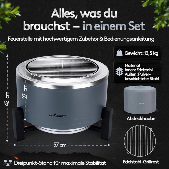 Produktbild Flammenwerk Rauchfreie Feuerschale
