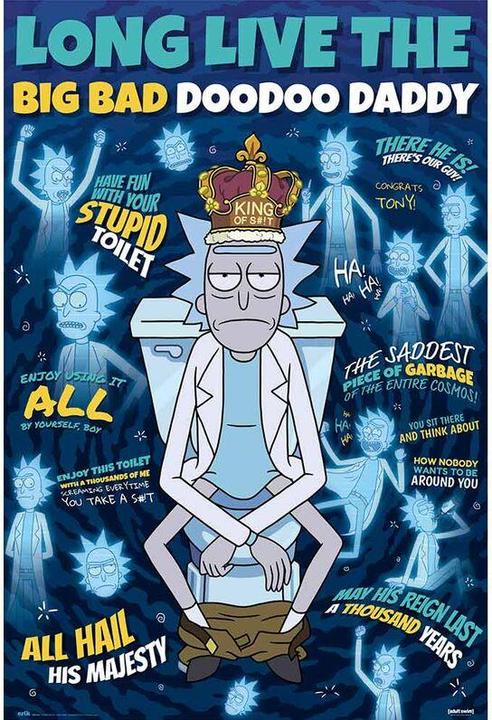 Produktbild Rick & Morty - Doodoo Daddy (91.50 x 61 cm)