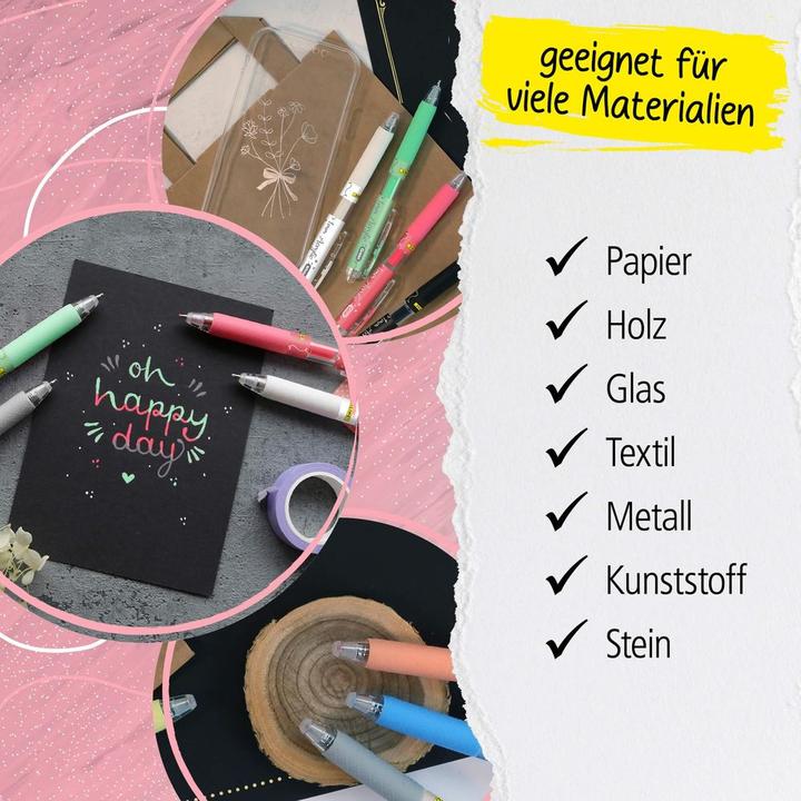 Image du produit Online Acryl Liner 18621/6 pink red (Pink, Rouge, 6x)