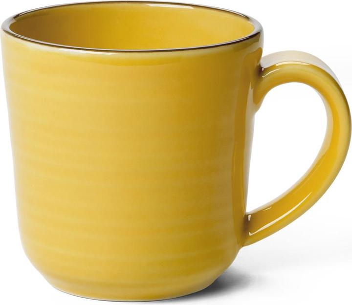 Kähler Colore Becher mit Henkel saffron yellow (330 ml, 1x)