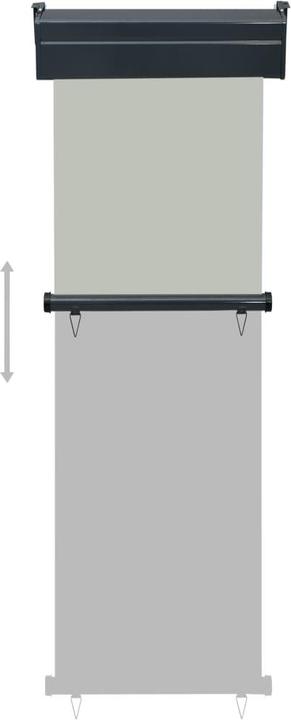 Produktbild vidaXL Balkon-Seitenmarkise (0.60 m)