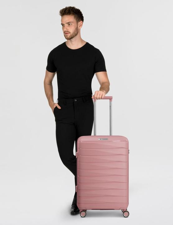 Image du produit Franky London 4 rollers Trolley M 42 cm with extensible fold (59 l, M (50 - 90l))